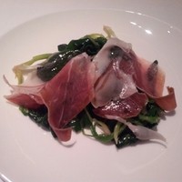 イタリアン オット - 生ハムとほうれん草のソテー