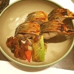 きんき - 鯖の串焼き。