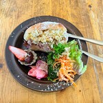 にこぱん - たまごサラダサンドモーニング