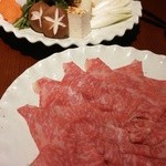 入母屋 - 黒毛和牛のすき焼き