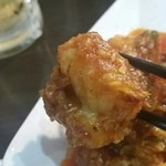 めだかタンタン - 2015.1.26 特製エビチリ。海老ぷりっぷり！