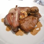 レストラン コバヤシ - 広島県産マルカッサンのロースト　根セロリとポテトのグラタン添