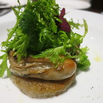 オステリア・オリエーラ - 牡蠣ソテー　加賀蓮根（相方）