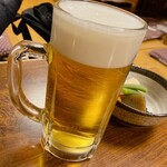 てんまさ - 生ビール(580円)
