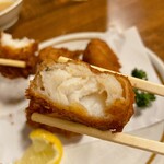 てんまさ - あんこう唐揚げ断面