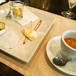 トラットリア チェーロ - パスタランチ（デザートの盛り合わせ＆エスプレッソ）