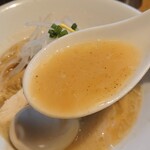 つくばらーめん 鬼者語 - 鶏と水（濃厚）味玉付