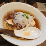 つくばらーめん 鬼者語 - 獅子唐と生姜
