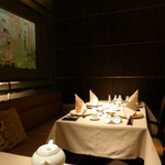 中国飯店 - 一階奥の席