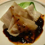 中国飯店 - ゆで豚バラ肉の薄切り、特製ソースがけ