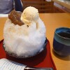 竹風堂 - 栗みぞれのかき氷。