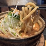 葱や平吉 - 味噌煮込みうどん（1150円）