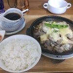 CAFE BAMBOO - 一丁肉豆腐チーズ焼とライス