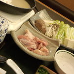 和風亭 - ごま豆乳　鶏なべ