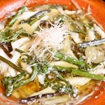 白魚と山菜の柳川風