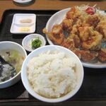 中国料理味神館 - 唐揚げの特売セット(1150+税)