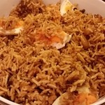 イーマサラ - チキンビリヤーニ（テイクアウト）。