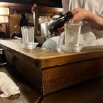 源氏 - 一杯目　高清水　はつしぼり