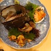 いな穂 - 赤貝、ホッキ貝、つぶ貝の刺身です。
