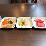 福は内 - サービスでいただいたお惣菜