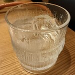 牛もつ鍋 川端 - 雲海酒造 大地の香輝 ロック