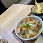 ⼿打ちと創造 はなまるうどん - 料理写真:しっぼくにて