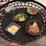 Tsurutontan Udon Noodle Brasserie Ginza - おうどんの会席 前菜5種