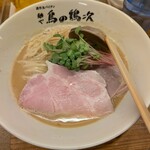 麺や 鳥の鶏次 - 鶏そば(醤油)　麺大盛り