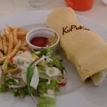 KUPU KUPU - Big Hot dog Pancake （ビッグドッグパンケーキ）\680