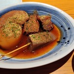 みぜん - 静岡おでんの盛り合わせ。