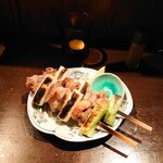 萬月 - 鴨串塩焼き