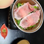 望山亭 ことぶき - 豚肉は蒸し煮に