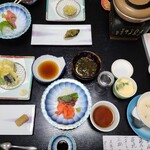 望山亭 ことぶき - 料理写真:全景、前半