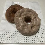 クリスピークリームドーナツ - 料理写真:オールドファッションアールグレイミルクティ+キャラメルアーモンドクランチ