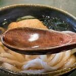 花菜 - 出汁も、にゅ〜〜ん！　※きつねで覆われて、見えなかったので