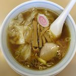 大勝軒 - ワンタン麺１玉のアップ