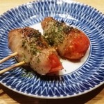 もつ焼き 煮込み 楓 - トマト巻き
