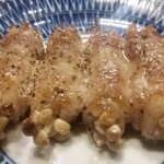 もつ焼き 煮込み 楓 - エリンギ巻き