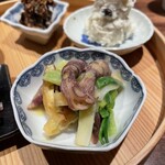 酒と肴 ててて - ほたるいか・庄内あさつきぬた