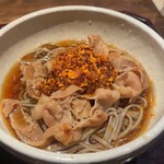 江戸天ぷら屋台 十六文 - ラー肉ぶっかけ蕎麦