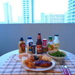 BOB'S BAR-B-QUE - ラナイで夕食