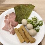つけ麺ささ木 - トッピング