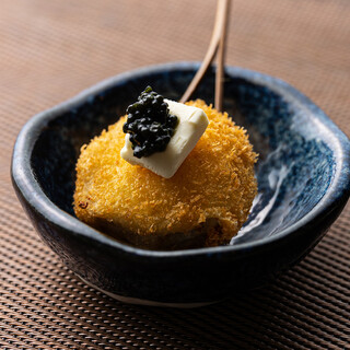 【創作串揚げ】オリジナル衣＆京の米油でサクふわ♪