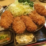特撰カキフライ定食 2,100円（2015年1月）