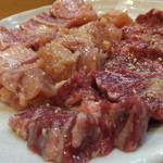 炭火焼肉あずさ - 料理写真:塩3種盛り