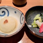 銀座 鳥幸 - おろしと香物