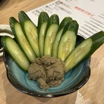 酒楽 むらくも - カニ味噌きゅうり