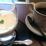 わらしべ - リンゴのムースとコーヒー