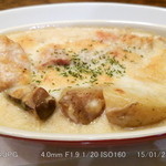 キプフェル - 古白鶏のクリームグラタン 2015.1