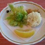 日本料理 旬彩 - ふきのとうの天ぷら